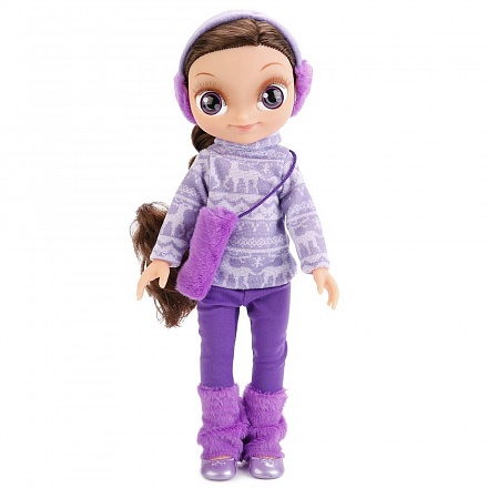 Интерактивная кукла ™Карапуз – Сказочный патруль – Варя в зимней одежде, 33 см 